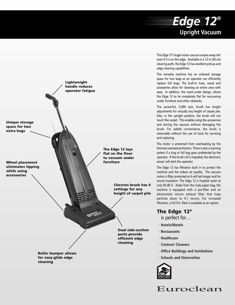 Euroclean Edge 12 Specifications