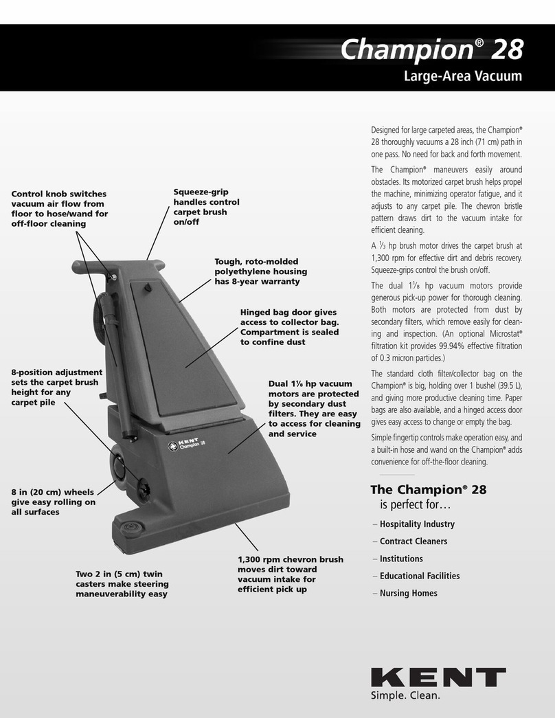 KENT Champion 28 User manual