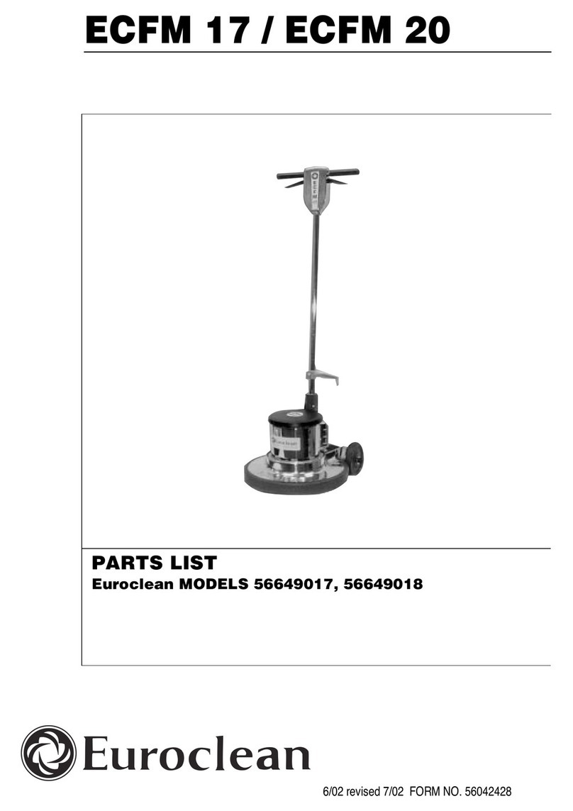 Euroclean ECFM 17 parts list Euroclean ECFM 17 parts list