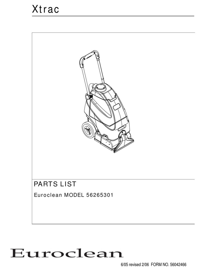 Euroclean Xtrac parts list