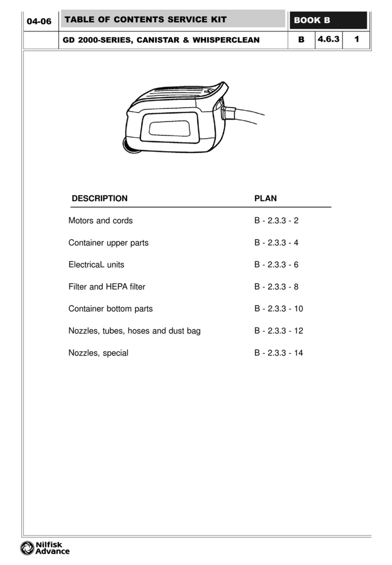 Nilfisk-Advance WhisperClean Manual