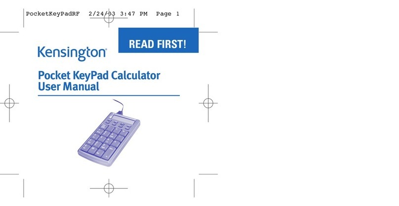 Kensington 33059 user manual