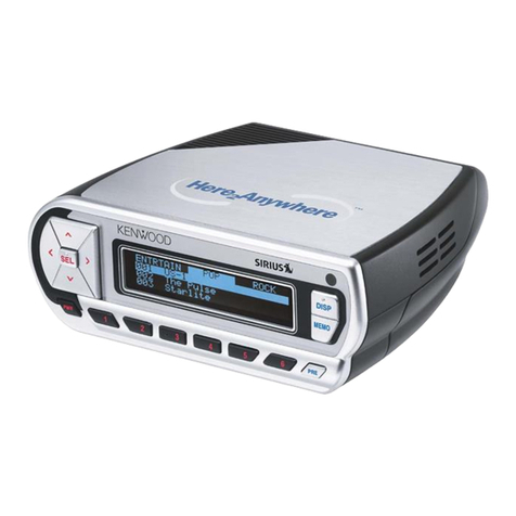 Kenwood KTC-H2A1 - Here2Anywhere Sirius Radio instruction manual