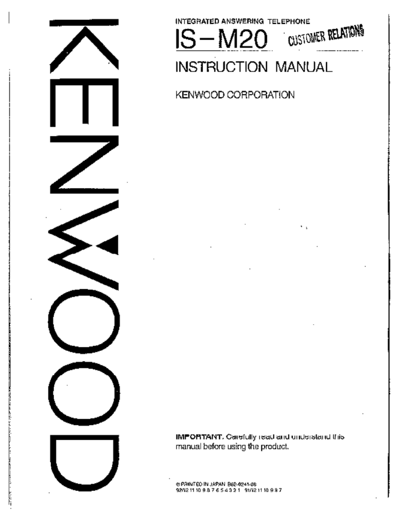 Kenwood IS-M20 instruction manual