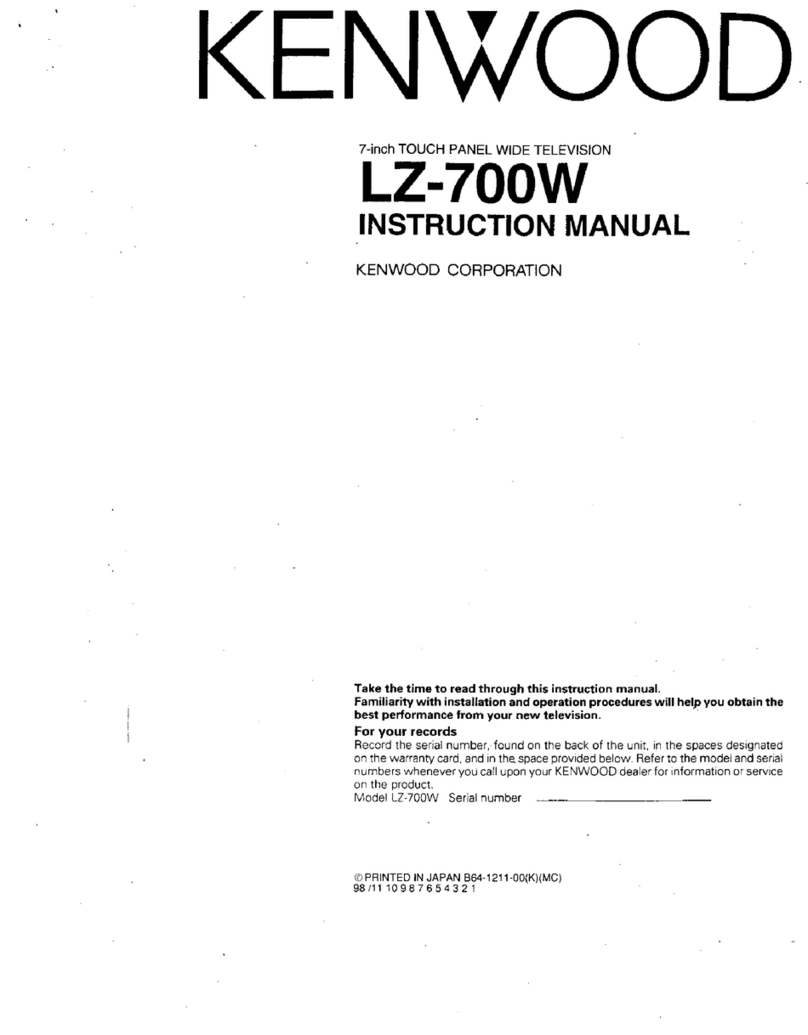 Kenwood LZ-700W User manual