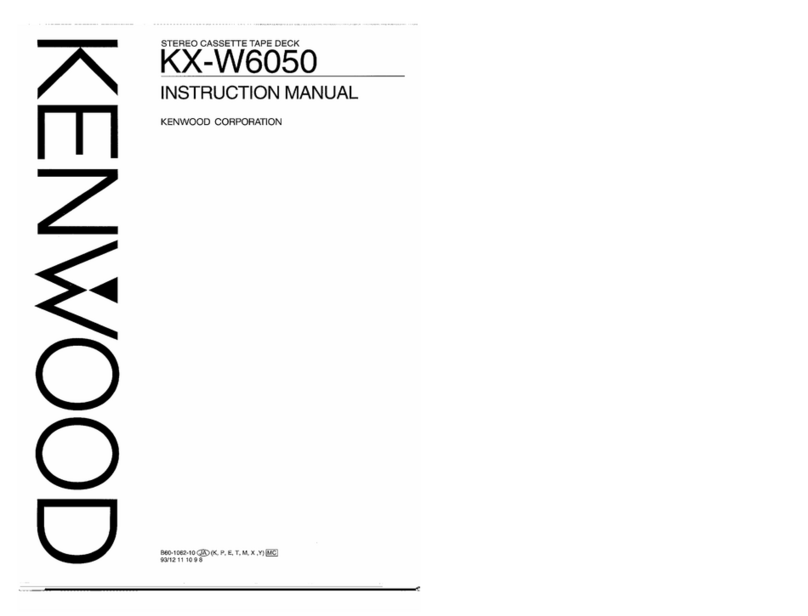 Kenwood KX-W6050 User manual