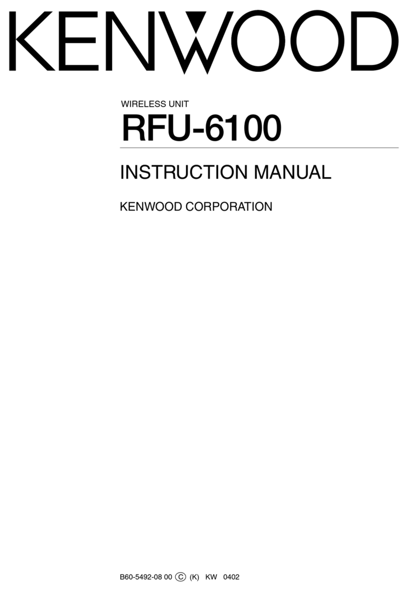 Kenwood RFU-6100 User manual