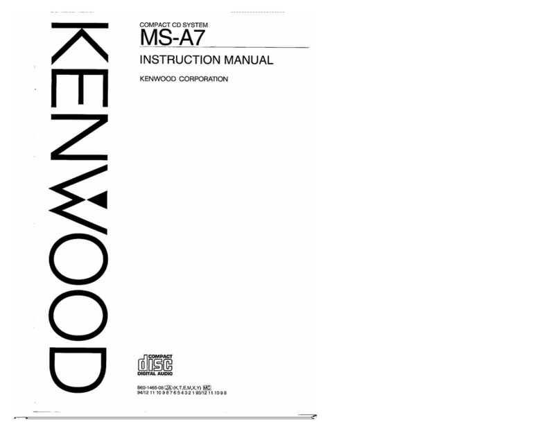 Kenwood MS-A7 instruction manual