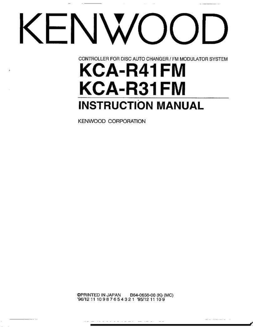 Kenwood KCA-R31FM User manual