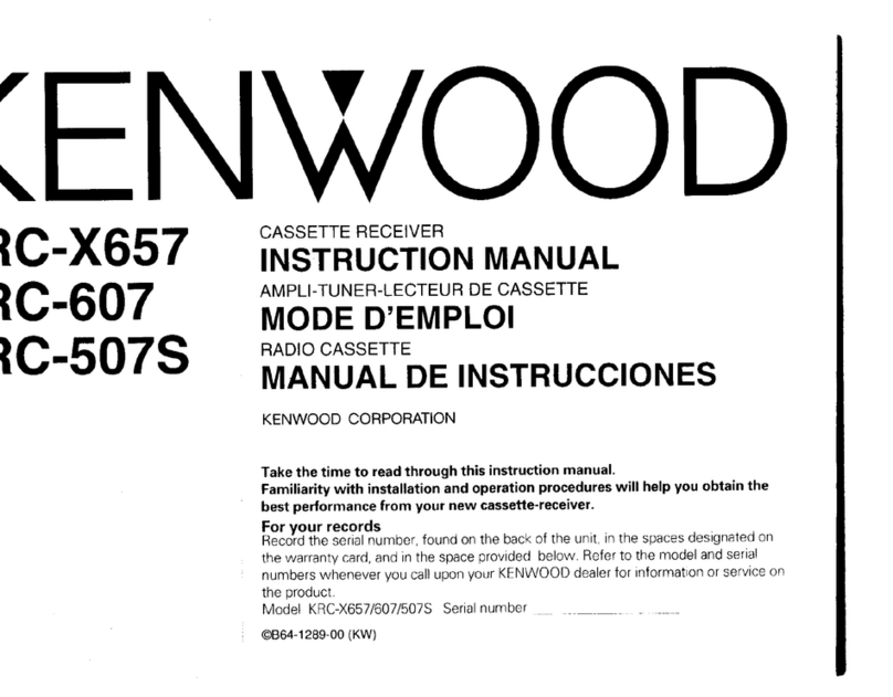 Kenwood KRC-507S instruction manual