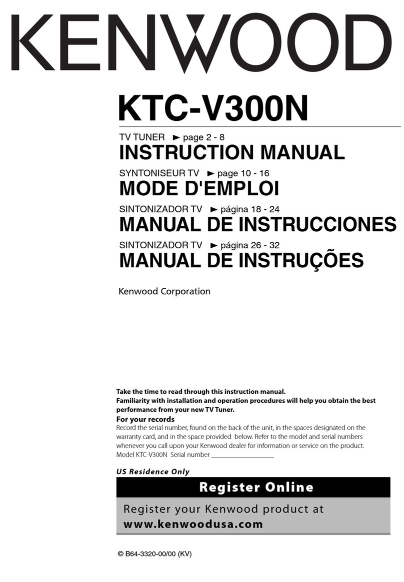 Kenwood KTC-V300N User manual