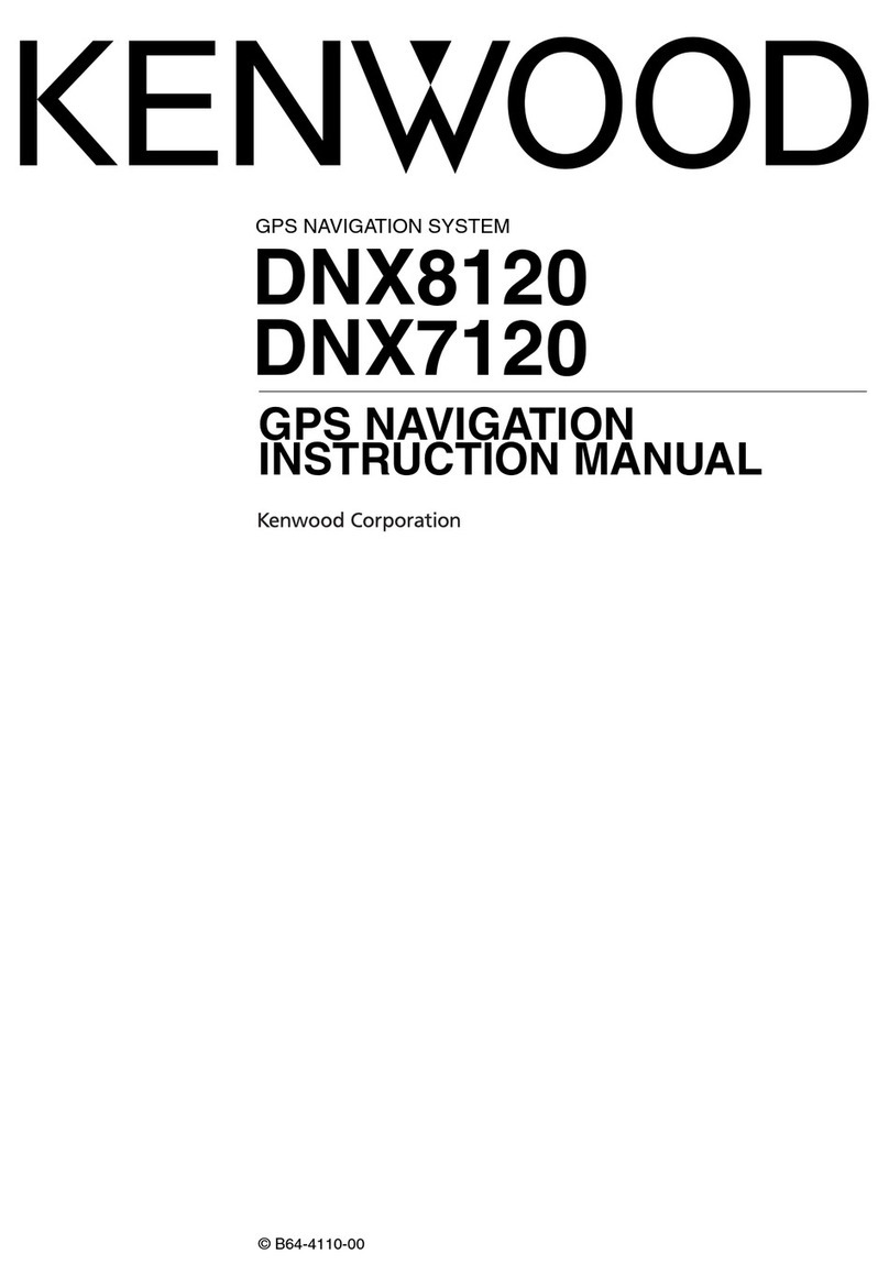 Kenwood DNX7120 - Navigation System With DVD player User manual