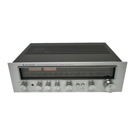Kenwood KR-4070 User manual