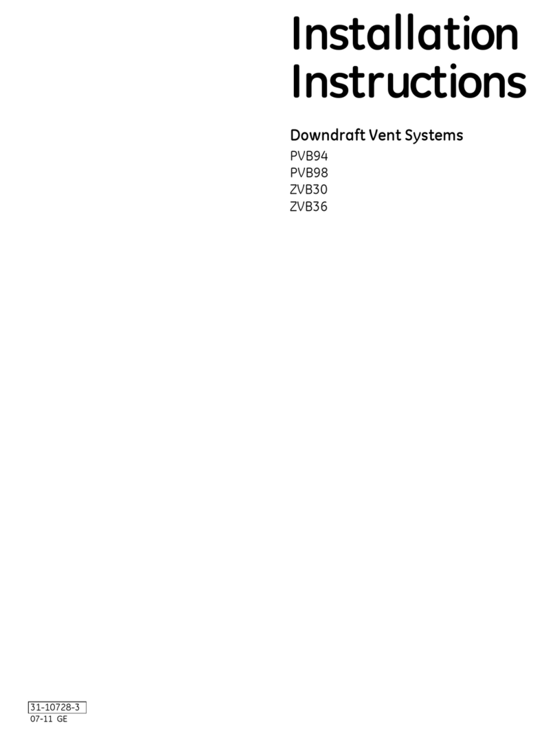 GE PVB94DTBB User manual GE PVB94DTBB User manual