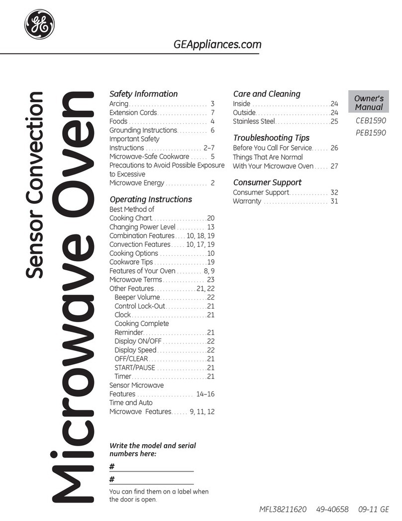 GE CEB1590SSSS User manual