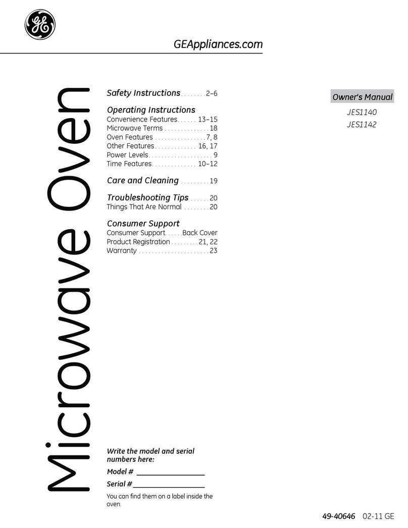 GE JES1142SPSS User manual