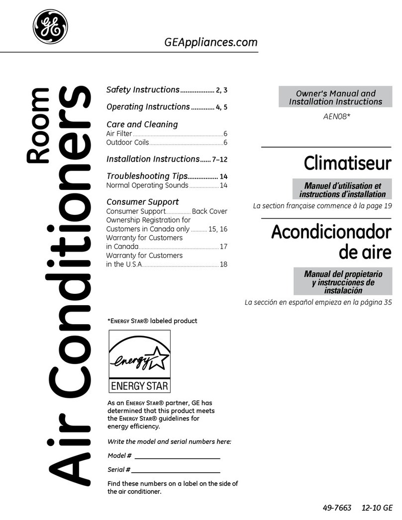 GE AEN08LQ Original instructions
