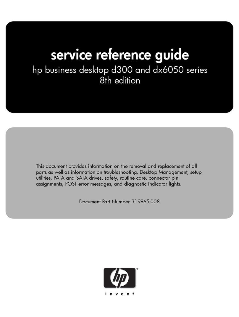 HP Compaq dx6050 MT User manual