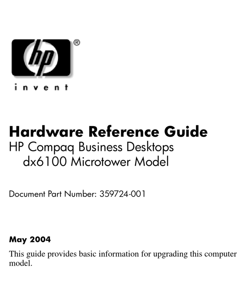 HP Compaq dx6100 MT Operating and maintenance manual