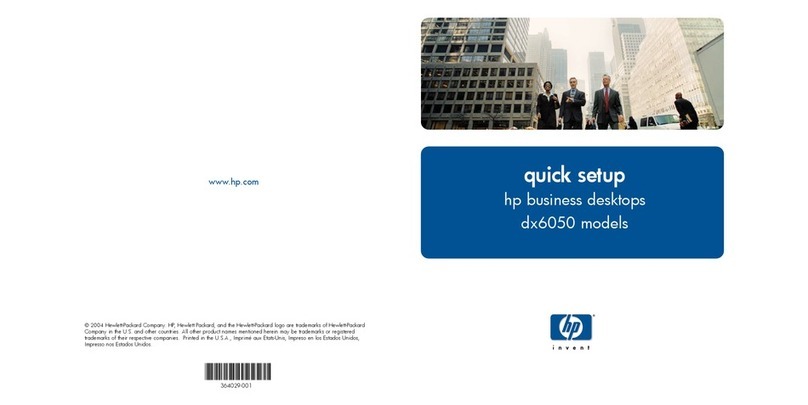 HP Compaq dx6050 MT User manual