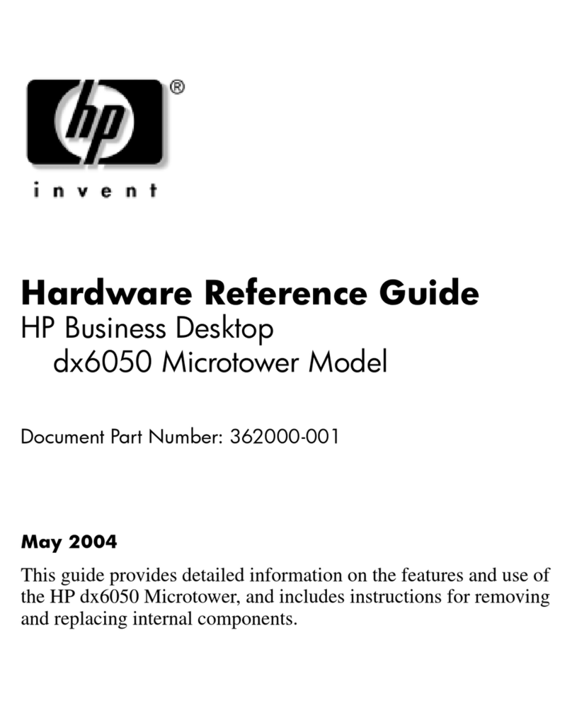 HP Compaq dx6050 MT Operating and maintenance manual