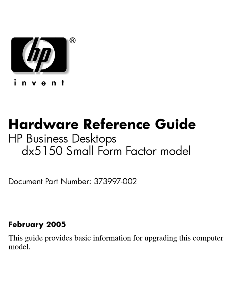 HP Compaq dx5150 SFF Operating and maintenance manual