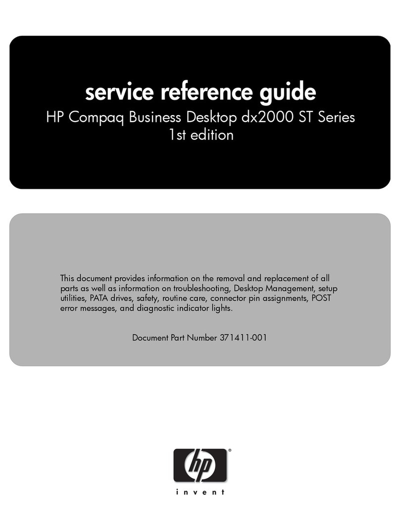 HP Compaq dx2000 ST User manual