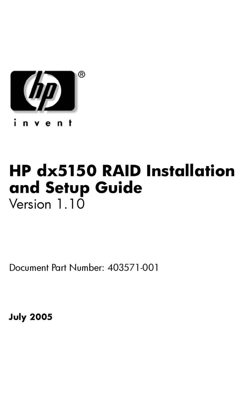 HP dx5150 User manual