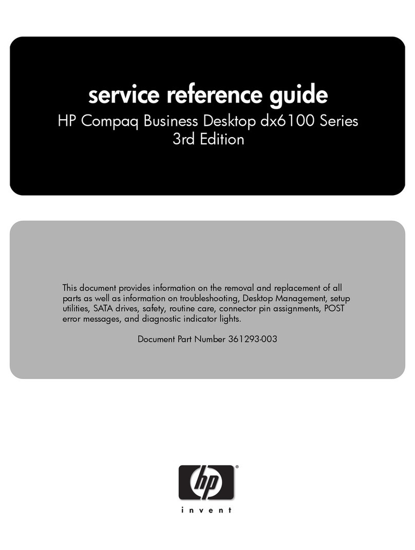 HP Compaq dx6100 MT reference guide