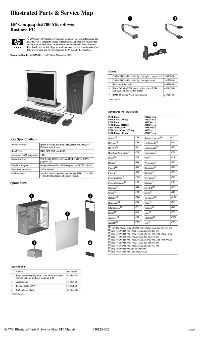HP Compaq dc5700 MT Manual