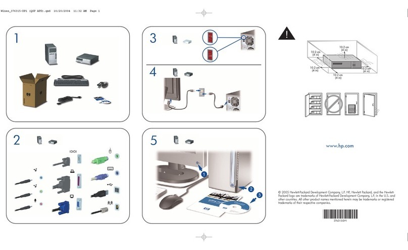 HP Compaq dc5100 MT Specification sheet