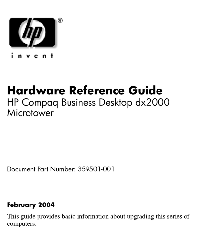HP Compaq dx2000 MT Operating and maintenance manual