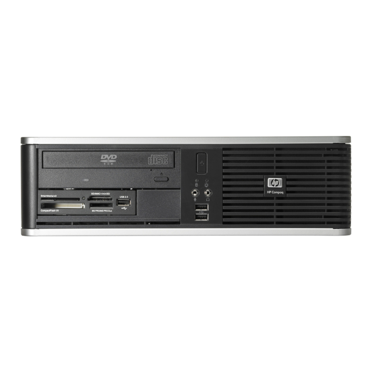 HP Compaq dc7800 Series Use and care manual