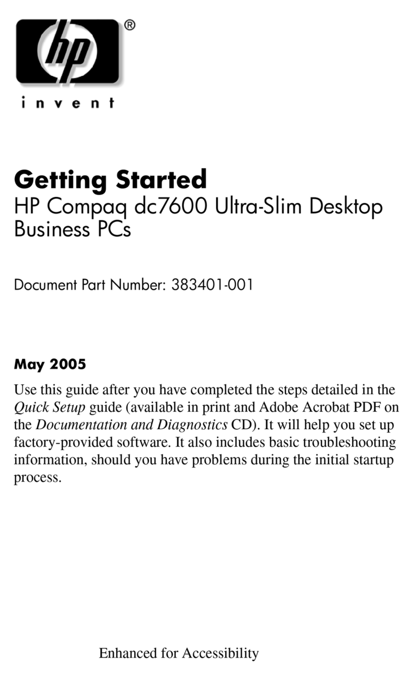 HP DC7600 - HP User manual