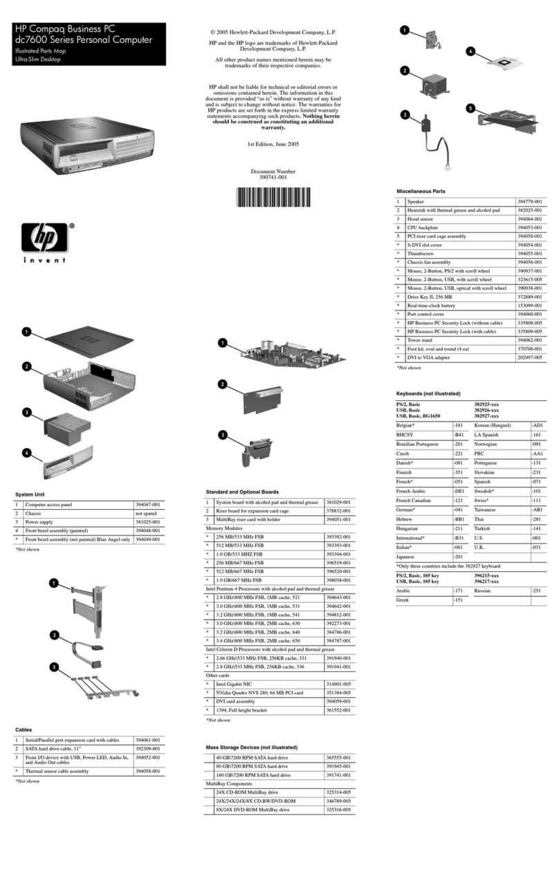 HP DC7600 - HP Manual