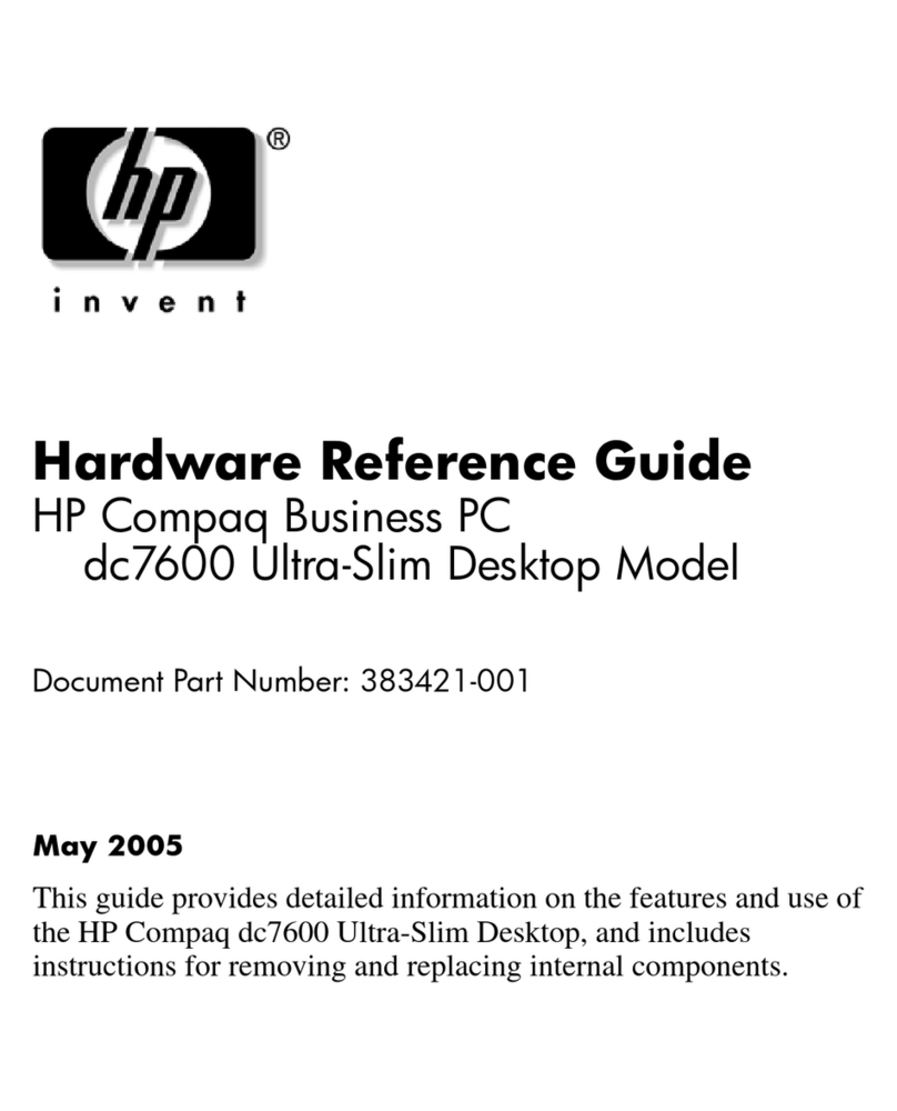 HP DC7600 - HP Operating and maintenance manual