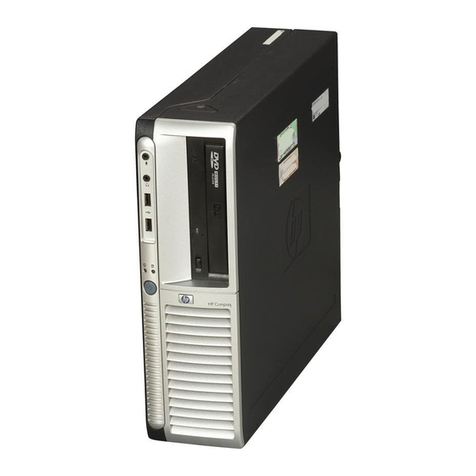HP Compaq dc7600 MT Use and care manual