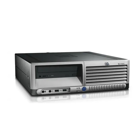HP Compaq dc7100 DT Use and care manual