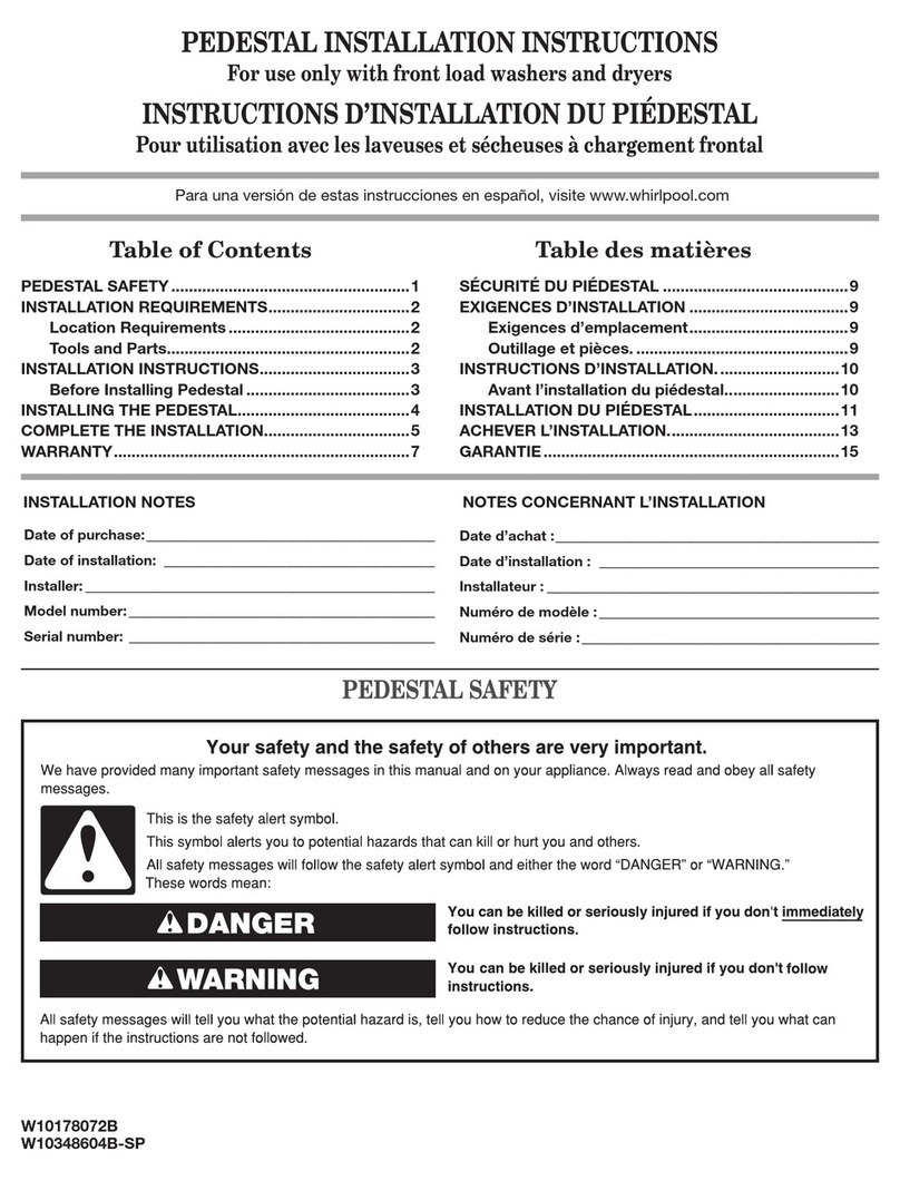 Maytag XHP1000XW User manual