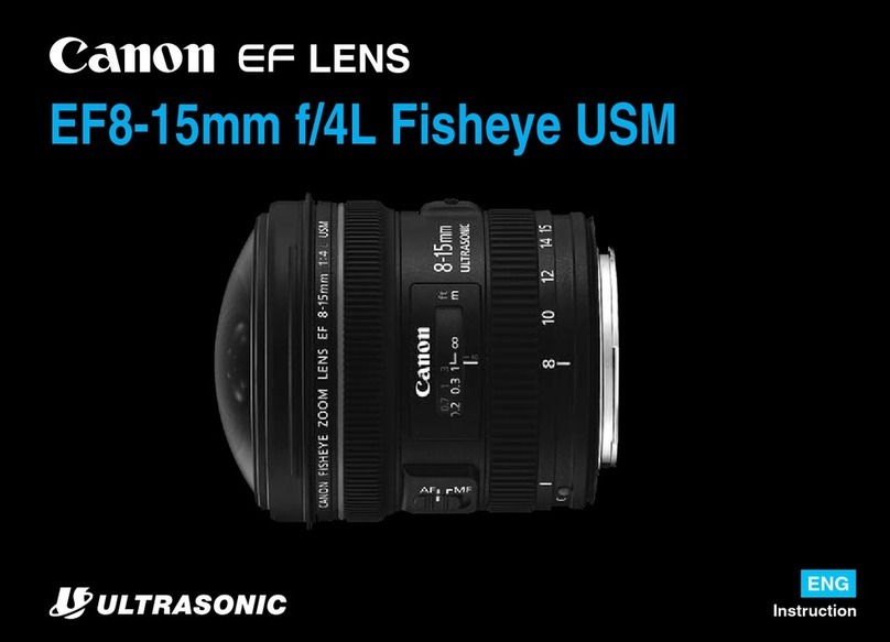 Canon EF 8-15mm f/4L Fisheye USM Instruction