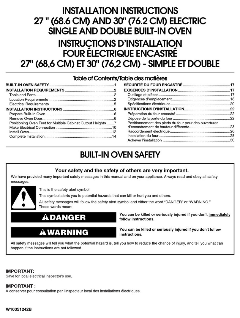 Whirlpool MEW7630AB User manual