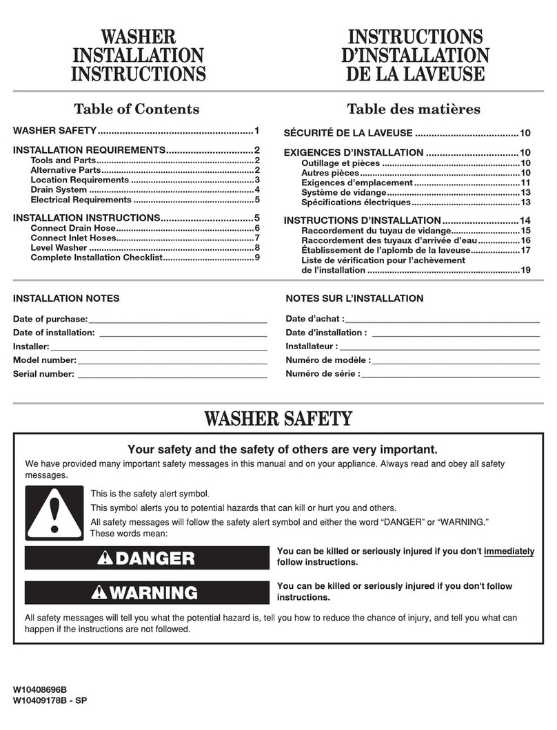 Maytag MHWE201YW User manual