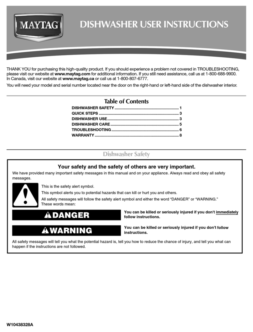 Maytag MDB4409PAB User manual