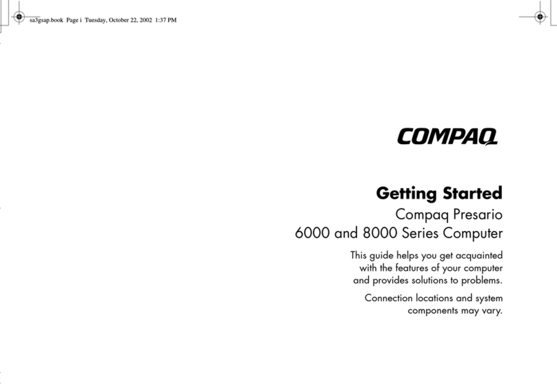 HP Compaq Presario User manual