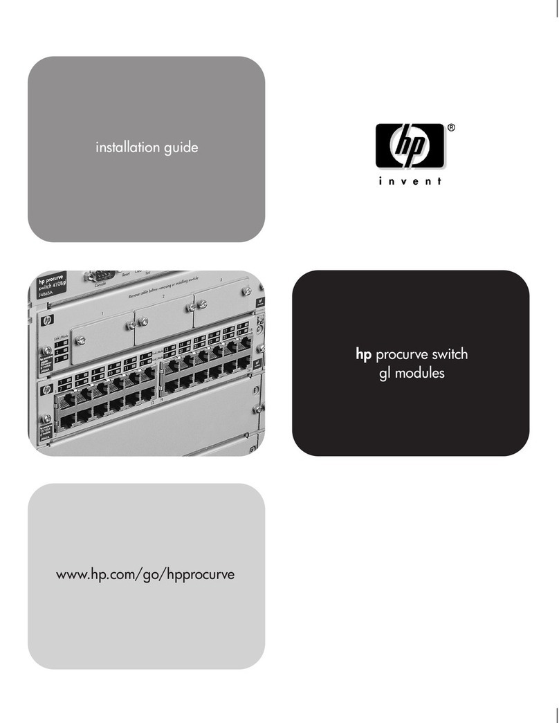 HP ProCurve J4862A User manual HP ProCurve J4862A User manual