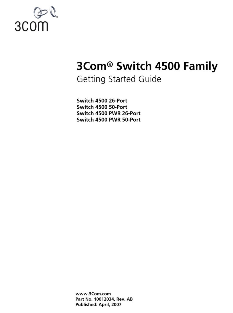 3Com ProCurve E4500-48 User manual