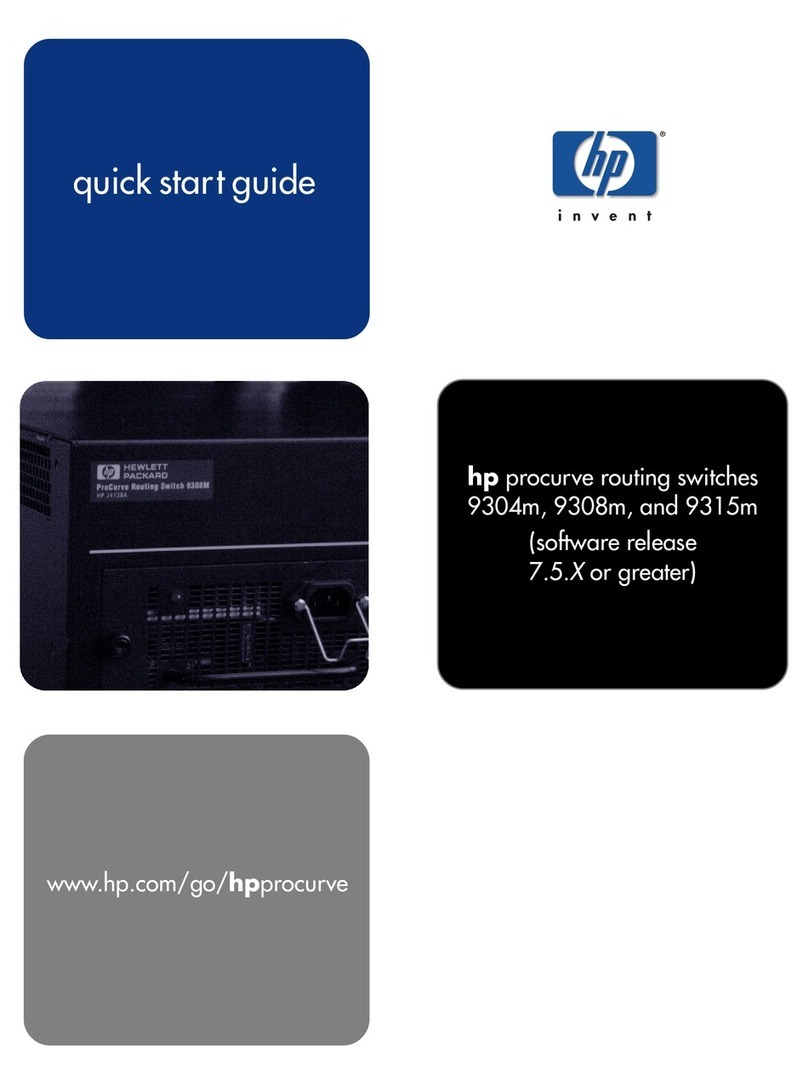 HP ProCurve 1600M quick start guide