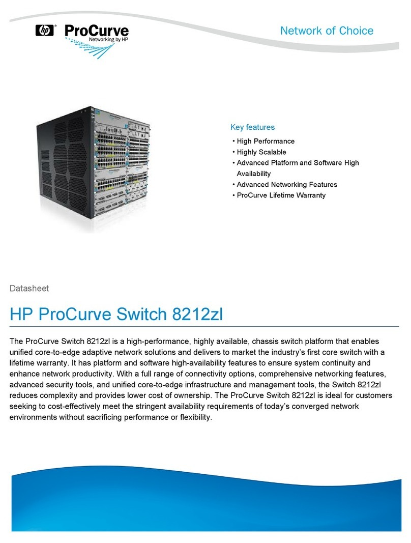 HP ProCurve 8212zl Series User manual