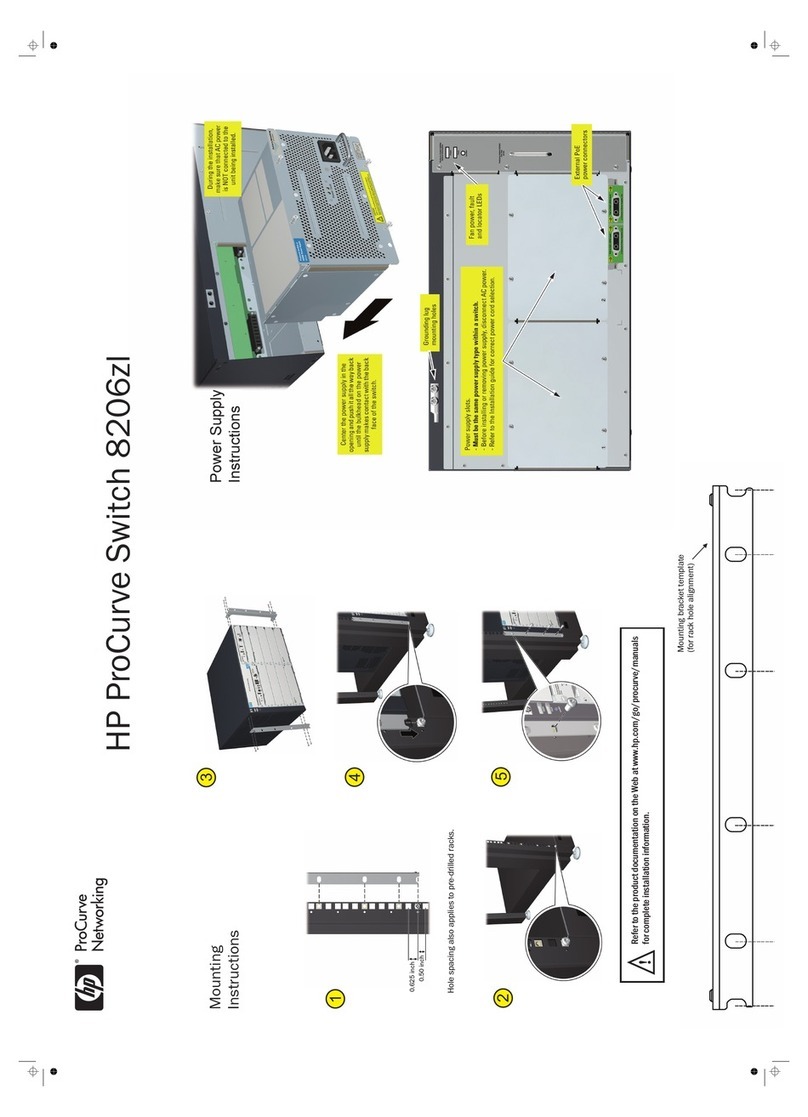 HP ProCurve 8206zl User manual HP ProCurve 8206zl User manual