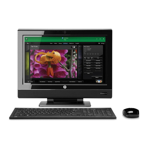 HP TouchSmart 310-1125 User manual
